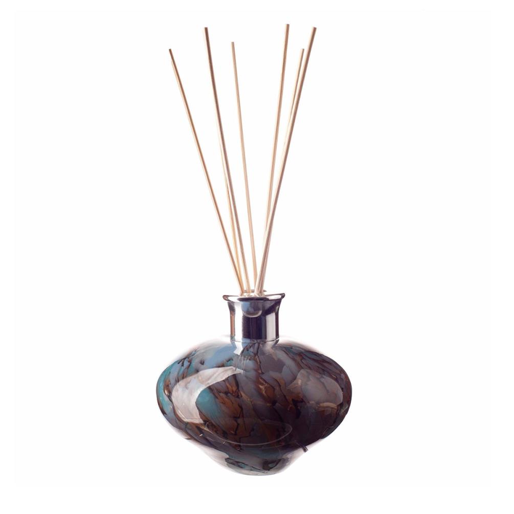 Amelia Art Glass Stormy Sky Oval Reed Diffuser £15.37
